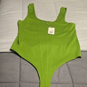 A New Day Vibrant Green Top